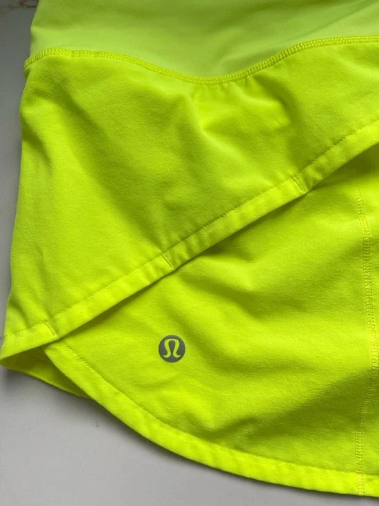 Lululemon Speed Up Short neon Yellow Large - Picture 6 of 6